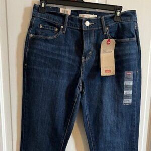 Levi's 505 Straight Jeans, Midrise, 6 Short, NWT